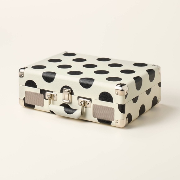 Polka Dot Portable Record Player Cream/Black - kate spade new york x Target - Picture 2 of 6